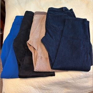 4 pairs Soft Surroundings pants